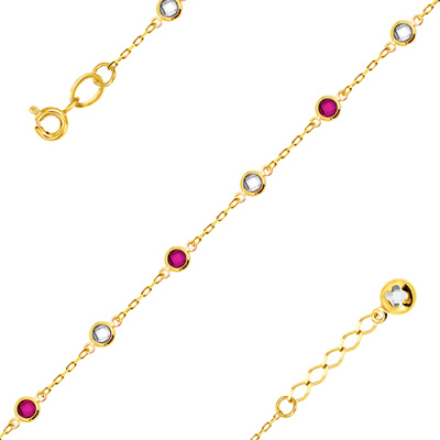 Браслет арт. ЦОФБР 4-1-11-Ж, Золото 585 Без эмали