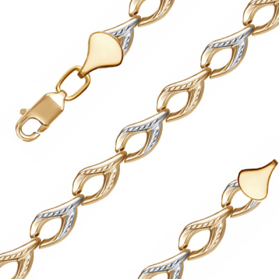 Браслет арт. ТАБ 98, Золото 585