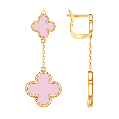 Серьги арт.СВВП 24-9-Ж, Золото 585