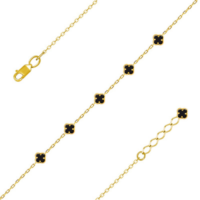 Браслет арт. ЦВБП 58-6-Ж, Золото 585