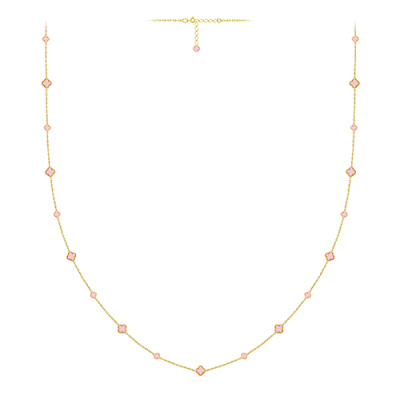 Колье арт. ЦВКП 199-9-8-Ж, Золото 585