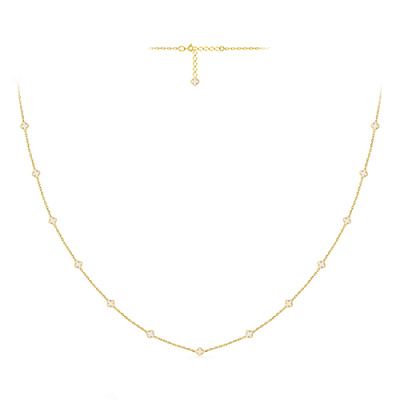 Колье арт. ЦВКП 138-1-Ж, Золото 585