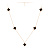 Колье арт. ЦВКП 52-6, Золото 585 Без эмали