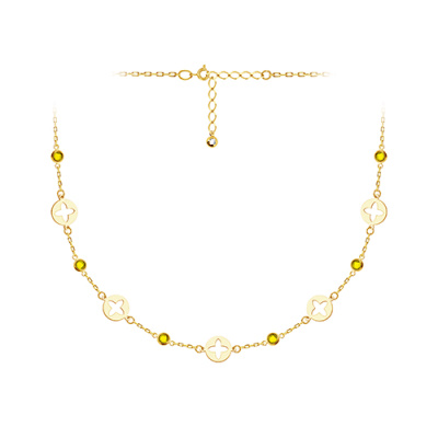 Колье арт. ЦОФЕ1К 5-12-1-Ж, Золото 585 Без эмали