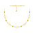Колье арт. ЦОФЕ1К 5-12-1-Ж, Золото 585 Без эмали