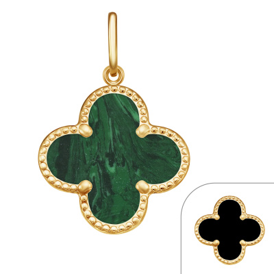 Подвеска арт. ПВП 15-4-6-Ж, Золото 585