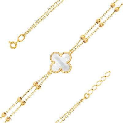 Браслет арт. ЦШВБП 15-5-2-12-Ж, Золото 585 Без эмали