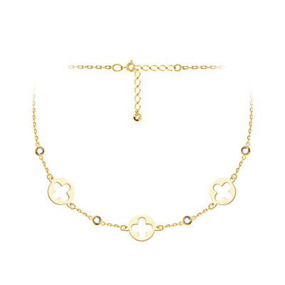 Колье арт. ЦОФЕ1К 3-1-2-Ж, Золото 585 Без эмали