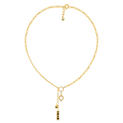 Колье арт. ПАНДМЦК 1-330-6-Ж, Золото 585