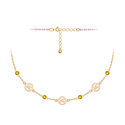 Колье арт. ЦОФЕ1К 3-12-4, Золото 585 Без эмали