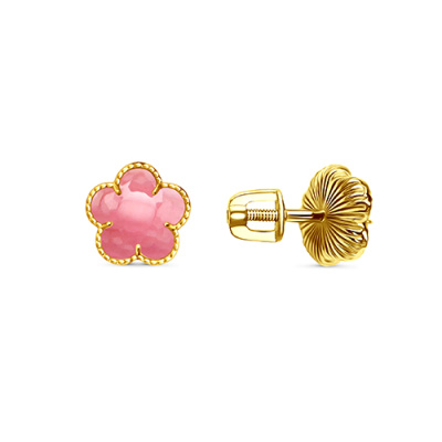 Серьги арт.СФВУ 9-9-Ж, Золото 585