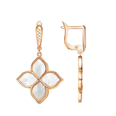 Серьги арт.СРПД 20-5, Золото 585