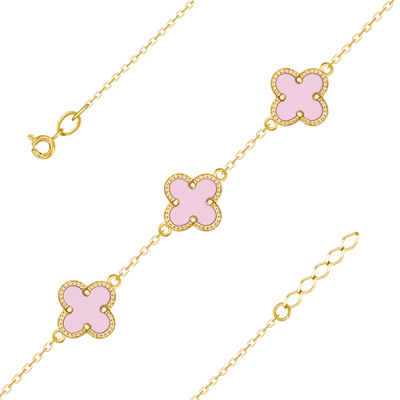 Браслет арт. ЦВБП 22-9-Ж, Золото 585