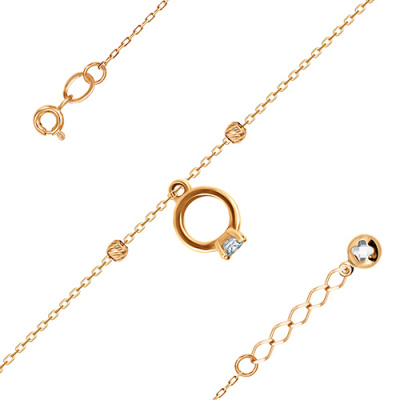 Браслет арт. ЦШКФБ 3-2, Золото 585