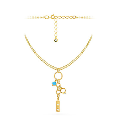 Колье арт. ПАНДЦ1К 15-334-31-Ж, Золото 585