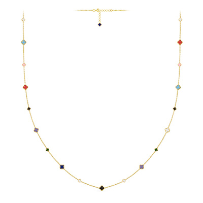 Колье арт. ЦВКП 199-Р-8-Ж, Золото 585