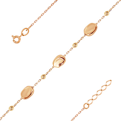 Браслет арт. ЦШКБ 1-2, Золото 585