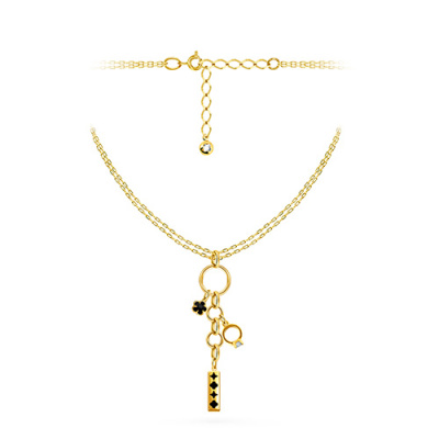 Колье арт. ПАНДЦ1К 15-356-6-Ж, Золото 585