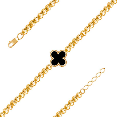 Браслет арт. ЦШВБП 11-6-3-Ж, Золото 585 Без эмали