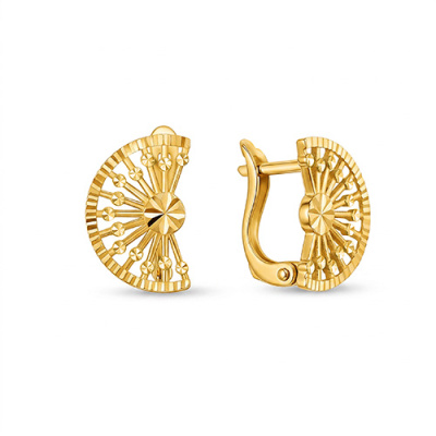 Серьги арт.САПА 15-1-Ж, Золото 585