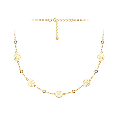 Колье арт. ЦОФЕ1К 5-1-3-Ж, Золото 585 Без эмали