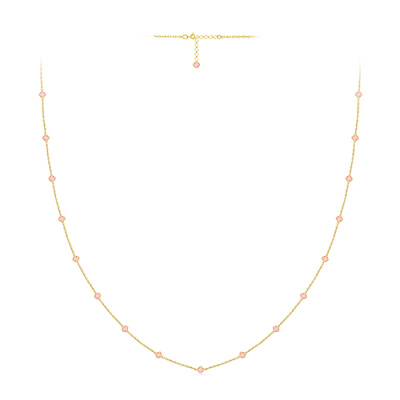 Колье арт. ЦВКП 178-9-Ж, Золото 585