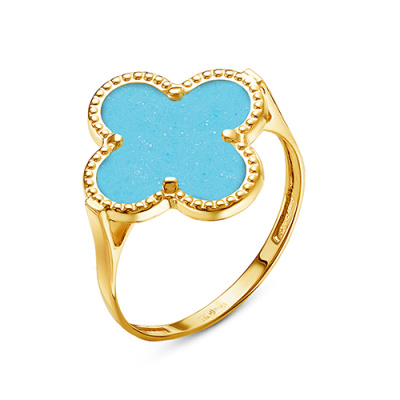 Кольцо арт. ТКВП 15-3-Ж, Золото 585