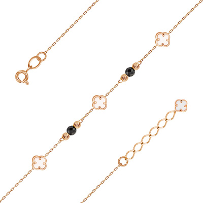 Браслет арт. ЦШВБПИ 5-1-2-1, Золото 585 Без эмали