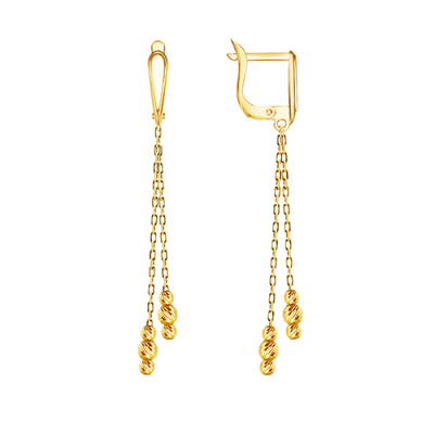 Серьги арт.СВШ 2-2-Ж, Золото 585