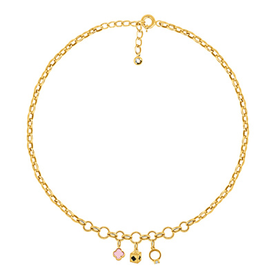 Колье арт. ПАНДМК 2-7-96-Ж, Золото 585