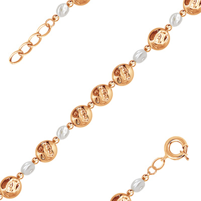 Браслет арт. ЦШЖК3Б 5-3, Золото 585