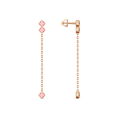 Серьги арт.СВВПУ 5-9-1, Золото 585