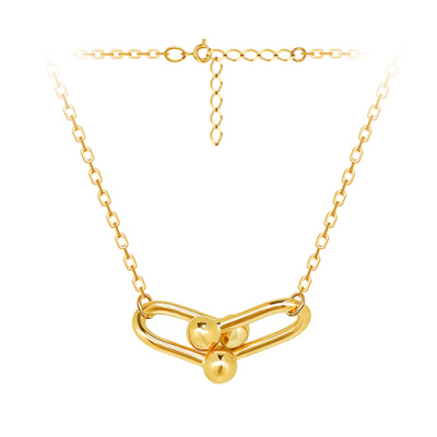 Колье арт. ЦТЦК 15-2-Ж, Золото 585