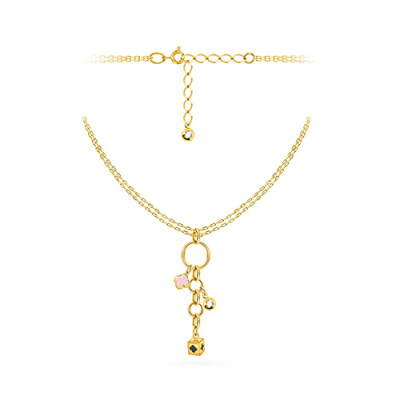 Колье арт. ПАНДЦ1К 15-319-96-Ж, Золото 585