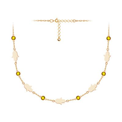 Колье арт. ЦОФЕ1К 15-12-7, Золото 585 Без эмали