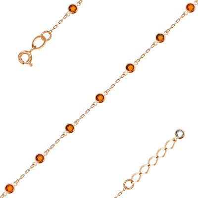 Браслет арт. ЦОФБ 4-8, Золото 585 Без эмали