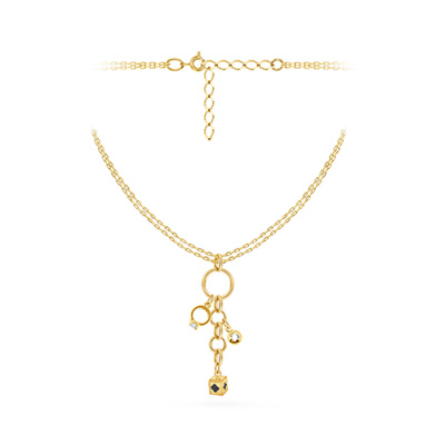 Колье арт. ПАНДЦ1К 15-4-Ж, Золото 585