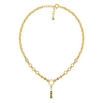 Колье арт. ПАНДМ2К 5-4-Ж, Золото 585