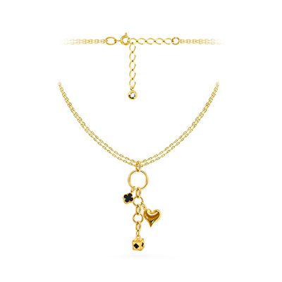 Колье арт. ПАНДЦ1К 15-44-6-Ж, Золото 585