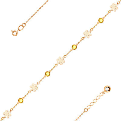 Браслет арт. ЦОФЕ1Б 17-12-11, Золото 585 Без эмали