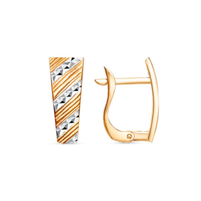 Серьги арт.ТАС 14-18, Золото 585