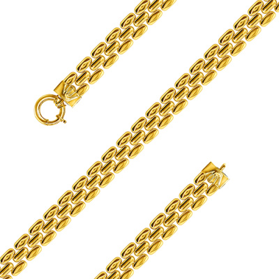 Браслет арт. МКБ 2-Ж, Золото 585