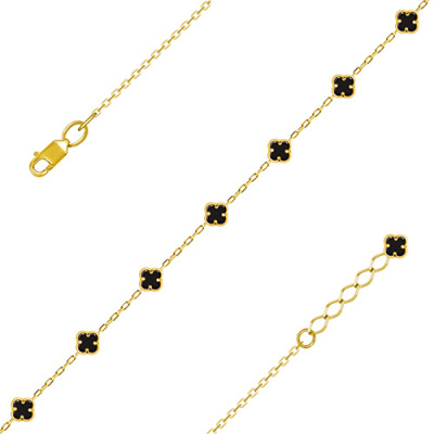 Браслет арт. ЦВБП 78-6-Ж, Золото 585