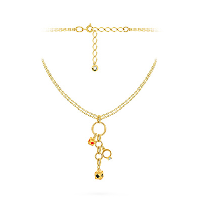 Колье арт. ПАНДЦ1К 15-357-26-Ж, Золото 585