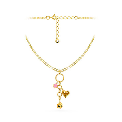 Колье арт. ПАНДЦ1К 15-44-96-Ж, Золото 585