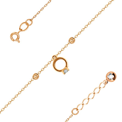 Браслет арт. ЦШКФБ 1-2, Золото 585