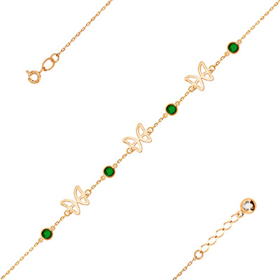 Браслет арт. ЦОФЕ1Б 13-4-9, Золото 585 Без эмали