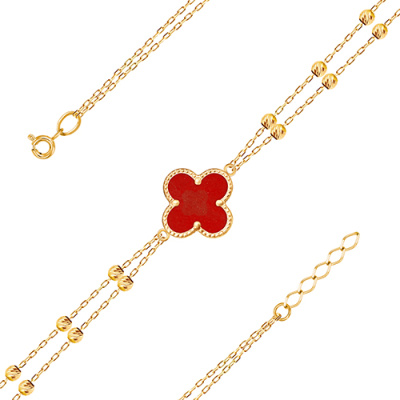 Браслет арт. ЦШВБП 15-2-2-12-Ж, Золото 585 Без эмали