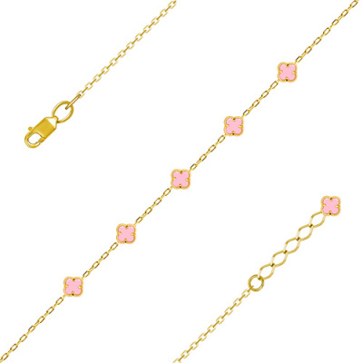 Браслет арт. ЦВБП 58-9-Ж, Золото 585