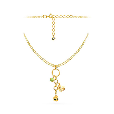 Колье арт. ПАНДЦ1К 15-329-46-Ж, Золото 585